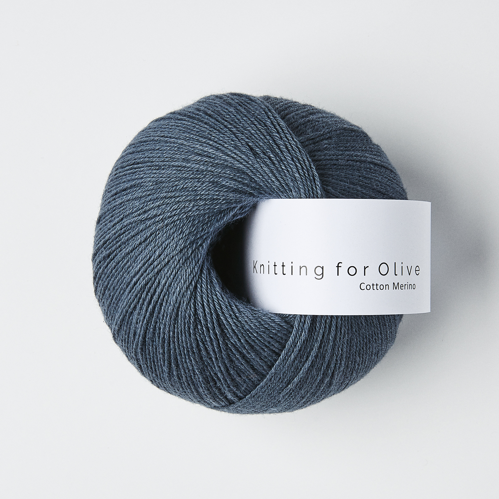 cotton merino knitting for olive | cotton merino: dusty blue whale