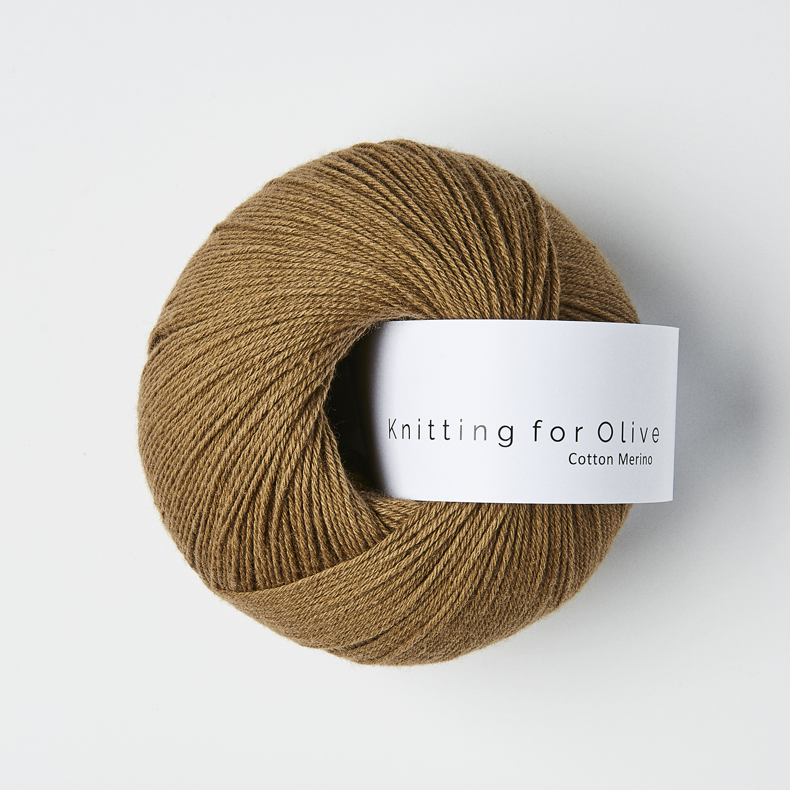 cotton merino knitting for olive | cotton merino: nut brown
