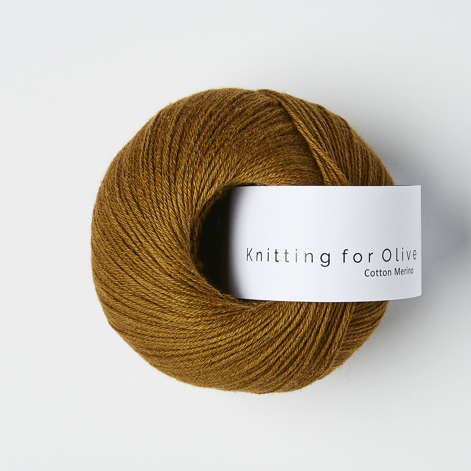 knitting for olive | cotton merino: dark ocher