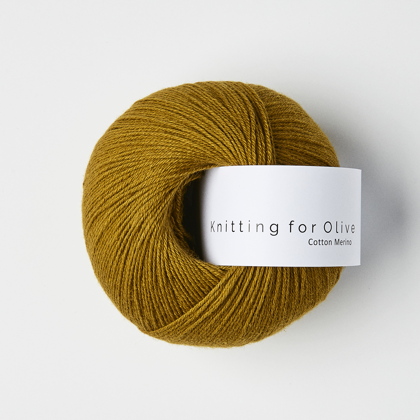 cotton merino knitting for olive | cotton merino: ocher brown