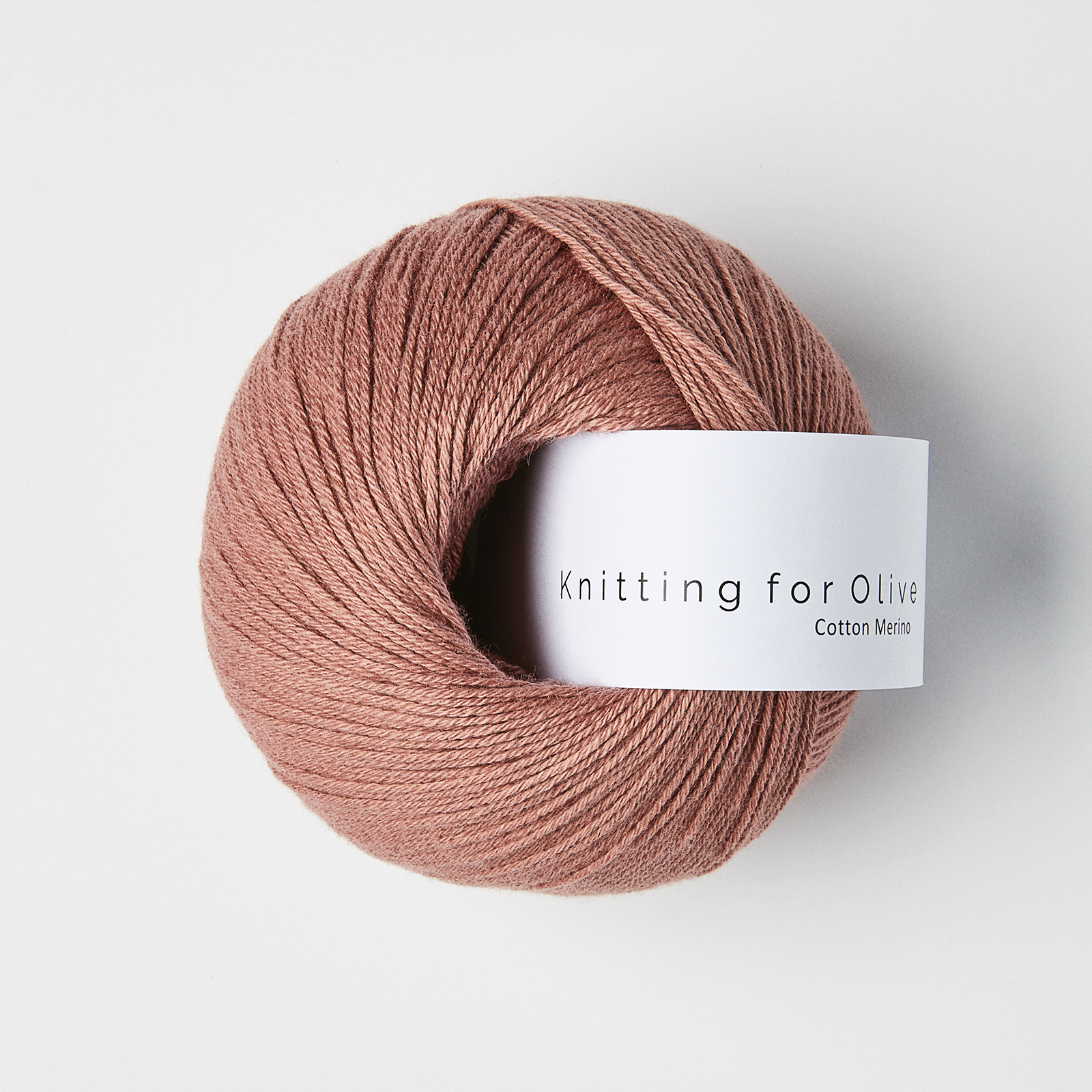 cotton merino knitting for olive | cotton merino: terracotta rose