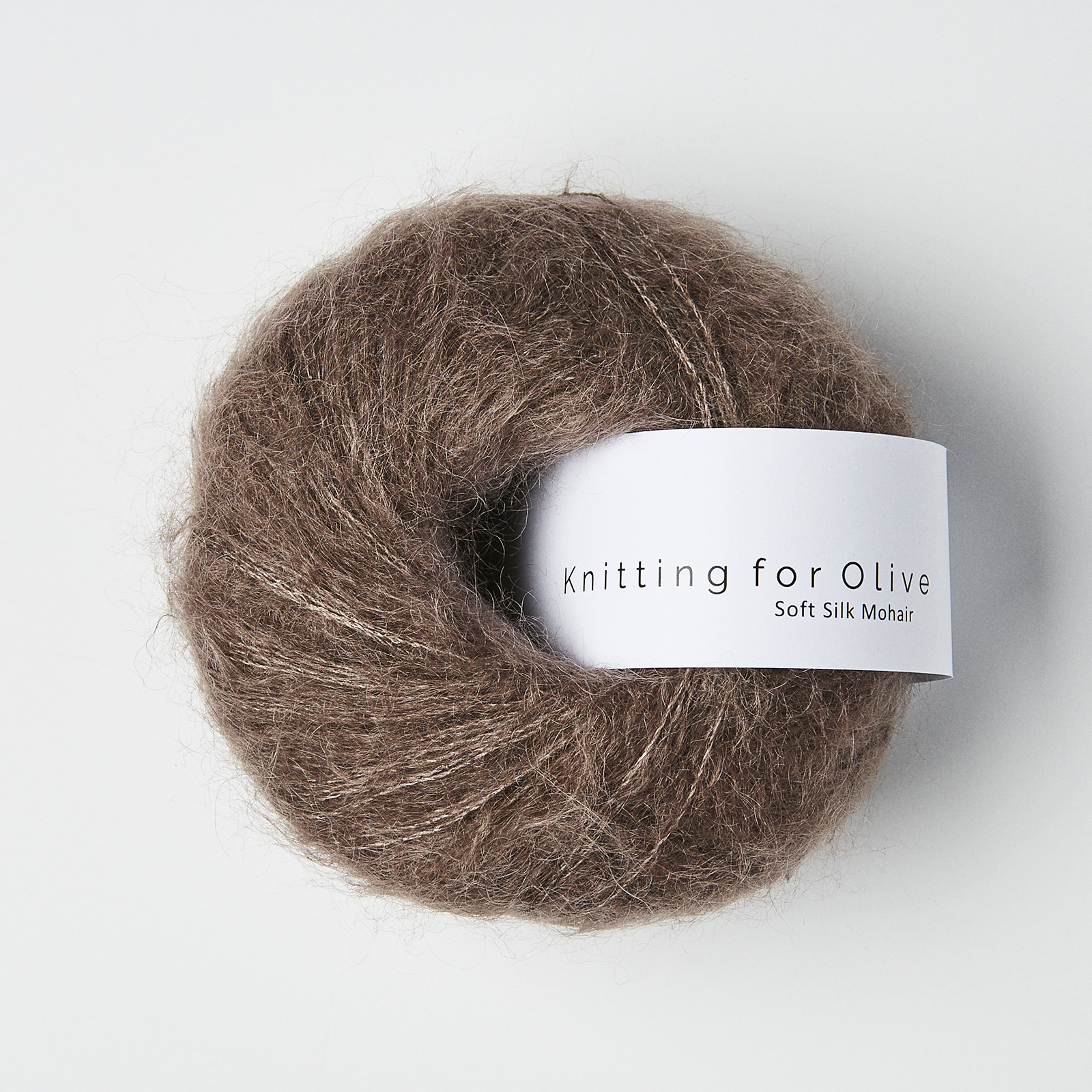 soft silk mohair knitting for olive | soft silk mohair: plum clay