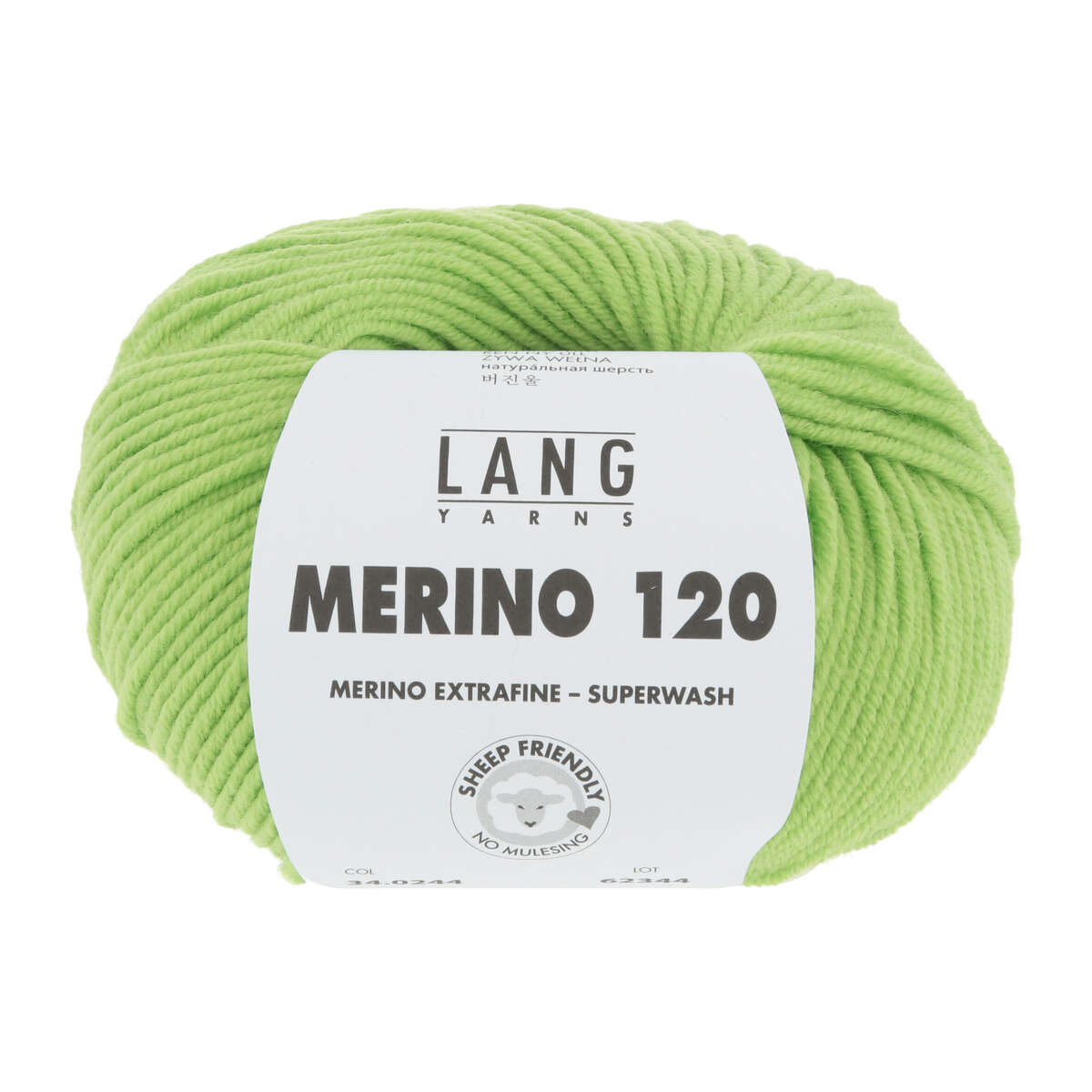 Merino 120  Merino 120: 244 | gelbgrün