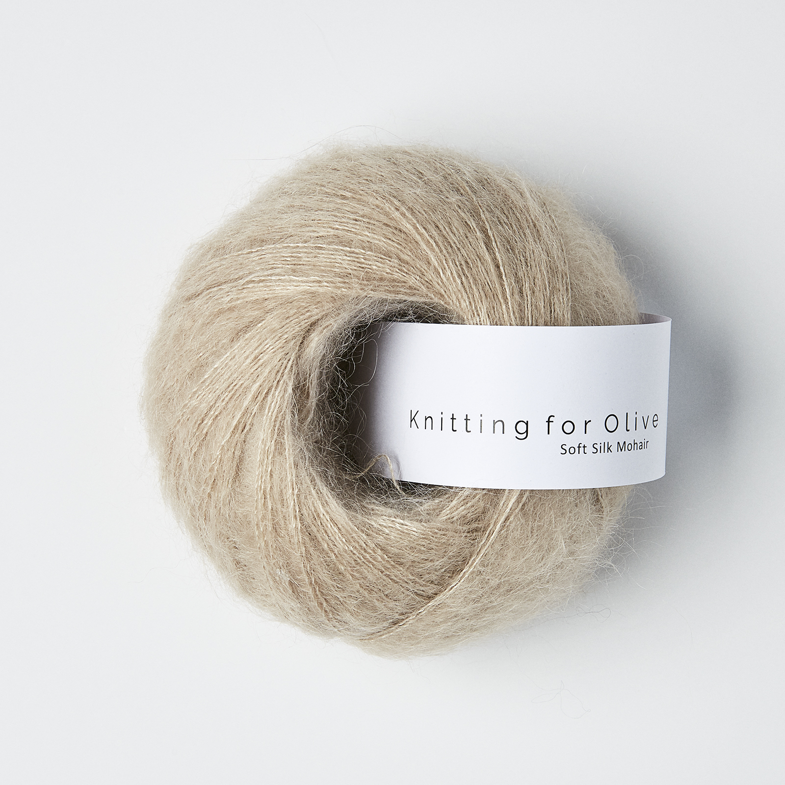 soft silk mohair knitting for olive | soft silk mohair: powder