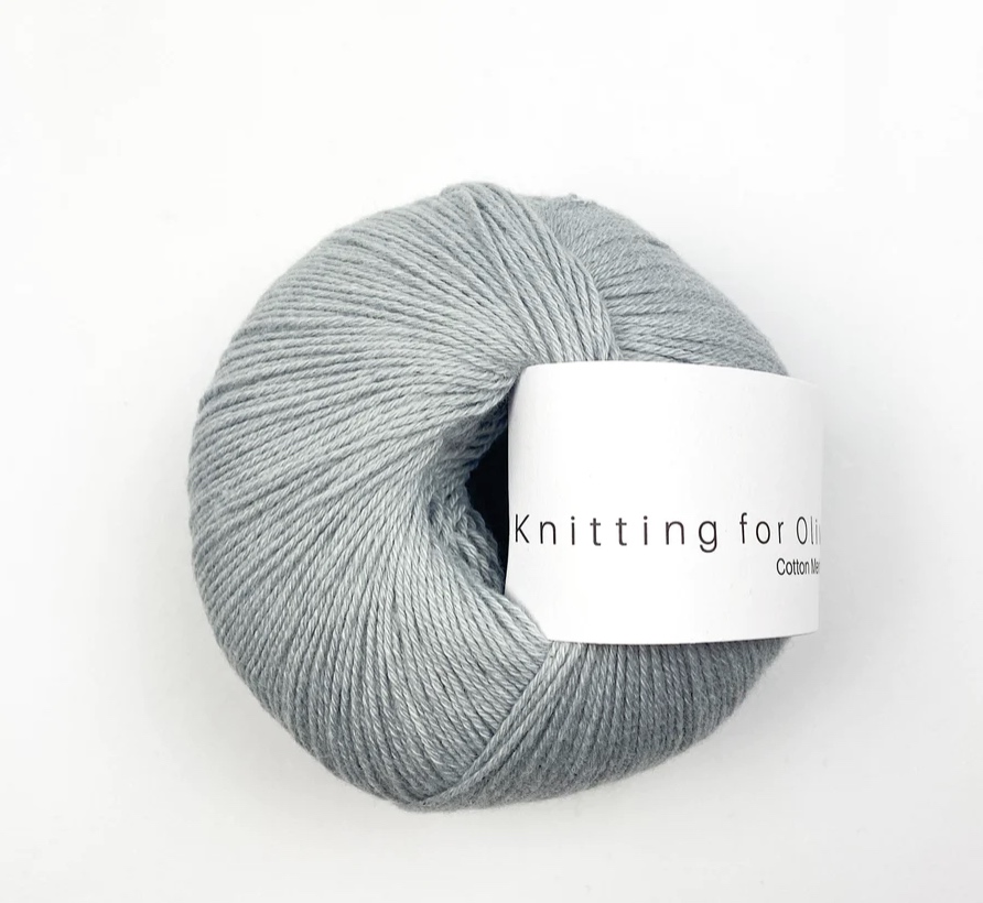 knitting for olive | cotton merino: soft blue