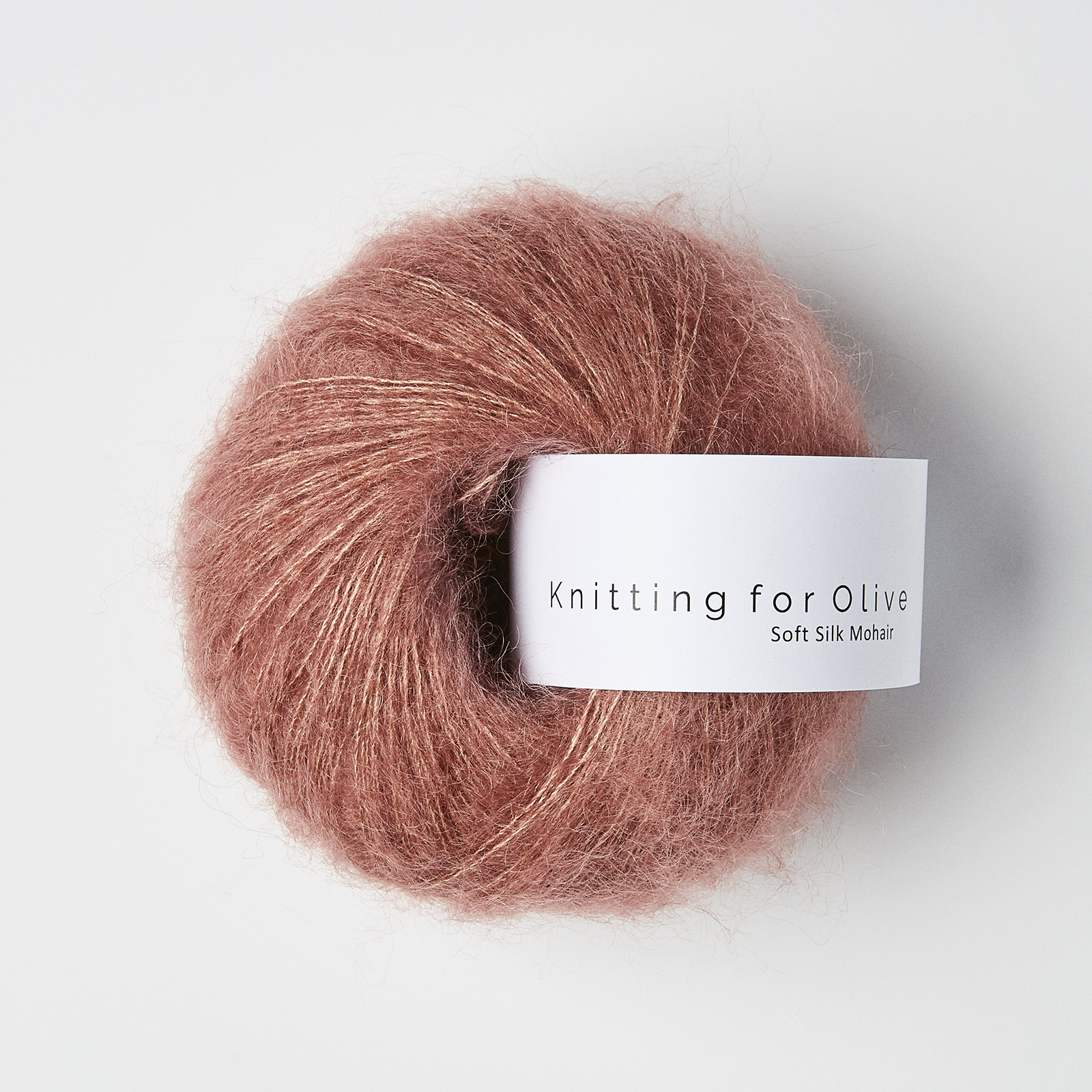soft silk mohair knitting for olive | soft silk mohair: plum rose