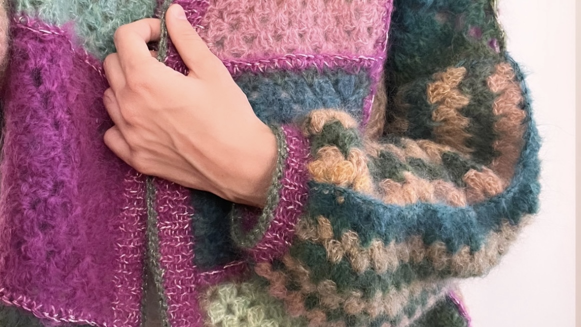 Granny Jacke - Glitzerflitzer und Frühlingsgefühle