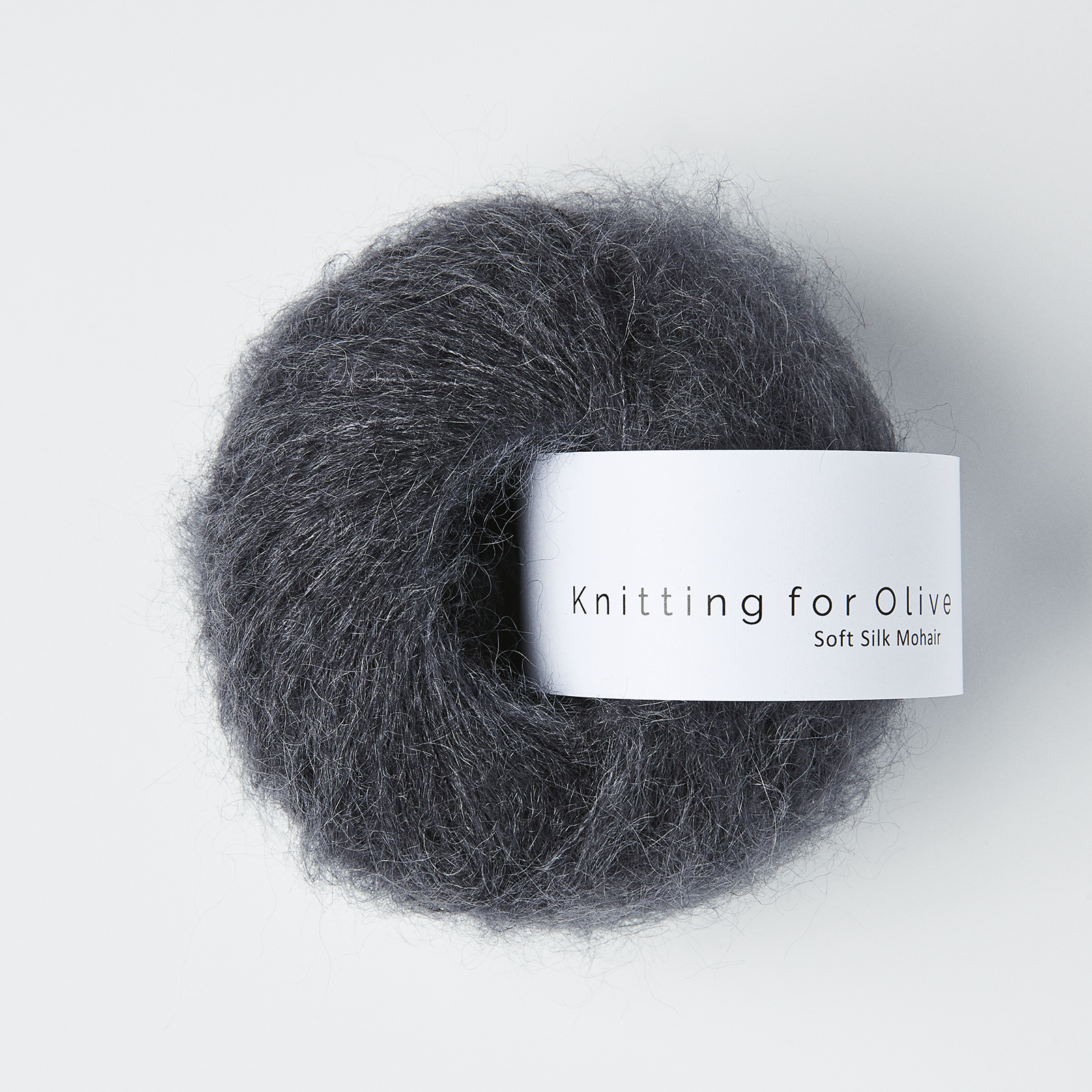 soft silk mohair knitting for olive | soft silk mohair: slate gray