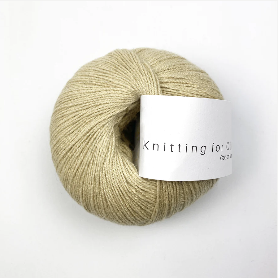 cotton merino knitting for olive | cotton merino: dusty banana